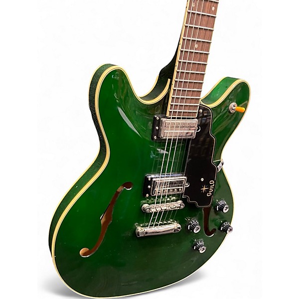 Used Guild SFIVST Starfire Emerald Green Hollow Body Electric Guitar
