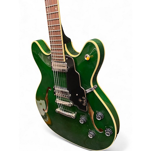 Used Guild SFIVST Starfire Emerald Green Hollow Body Electric Guitar