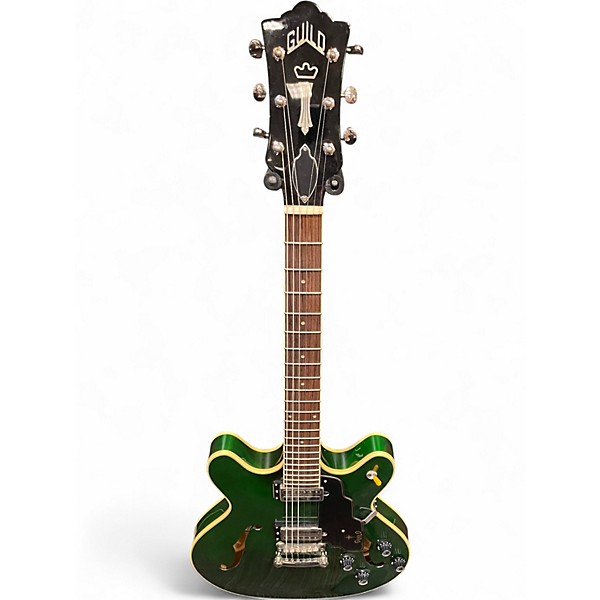 Used Guild SFIVST Starfire Emerald Green Hollow Body Electric Guitar