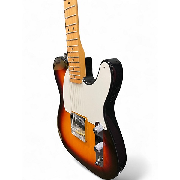 Used Fender Standard Telecaster 3 Color Sunburst Solid Body Electric Guitar