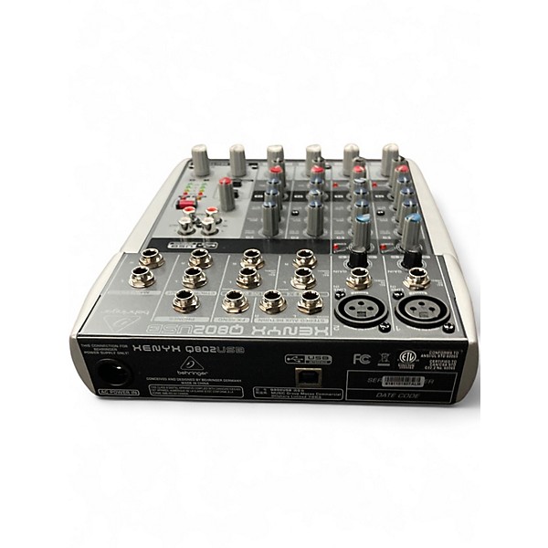 Used Behringer Xenyx Q802USB Unpowered Mixer
