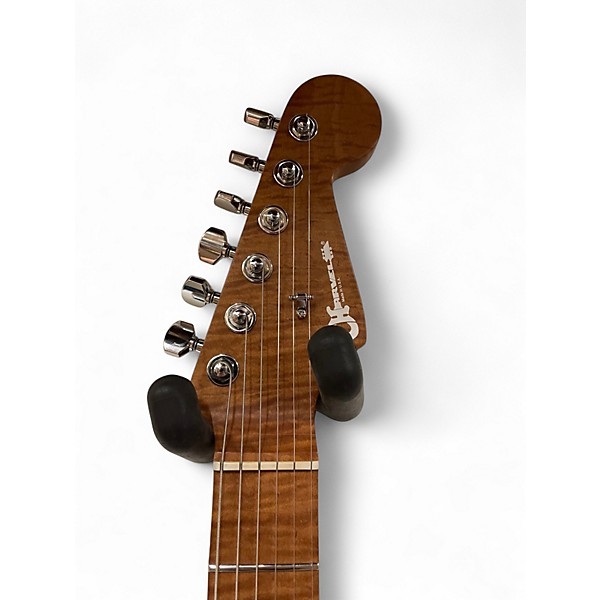 Used Charvel USA Select DK24 HSS 2PT CM QM Blue Burst Solid Body Electric Guitar