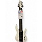 Used Schecter Guitar Research ROB SCALLON C8 Black and White Solid Body Electric Guitar thumbnail