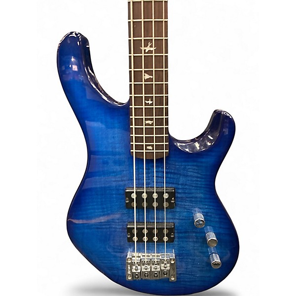 Used PRS KINGFISHER BASS SE Blue Burst Electric Bass Guitar