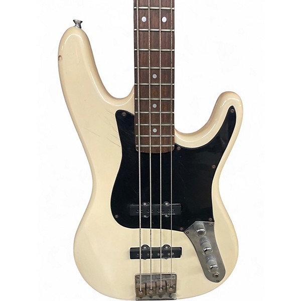 Used Epiphone By Gibson ROCK BASS Vintage Yellow Electric Bass Guitar