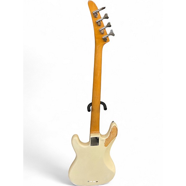 Used Epiphone By Gibson ROCK BASS Vintage Yellow Electric Bass Guitar