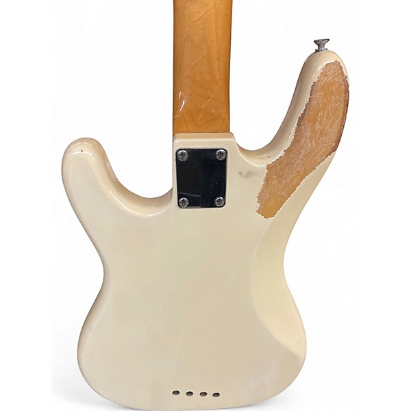 Used Epiphone By Gibson ROCK BASS Vintage Yellow Electric Bass Guitar