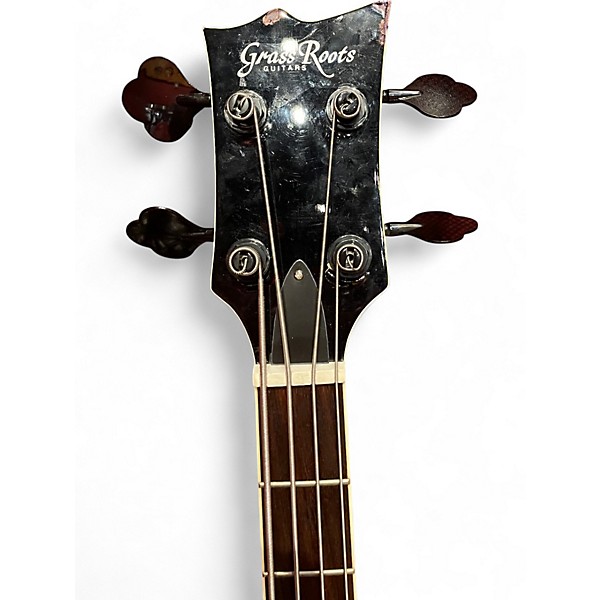 Used Grass Roots G-VP-46B BLACK Electric Bass Guitar