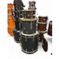 Used Shine Custom Drums & Percussion 3 Piece 3 PIECE MAPLE Black Drum Kit thumbnail