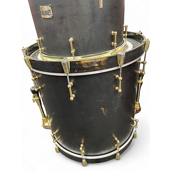 Used Shine Custom Drums & Percussion 3 Piece 3 PIECE MAPLE Black Drum Kit