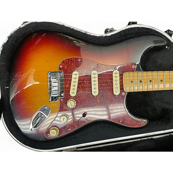 Used Fender American Professional II Stratocaster 3 Color Sunburst Solid Body Electric Guitar