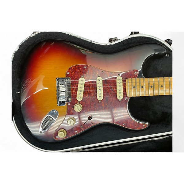 Used Fender American Professional II Stratocaster 3 Color Sunburst Solid Body Electric Guitar