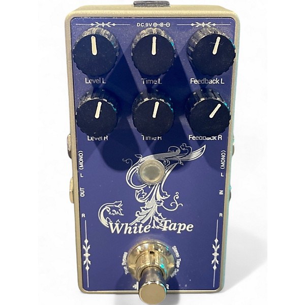 Used Donner white tape Effect Pedal
