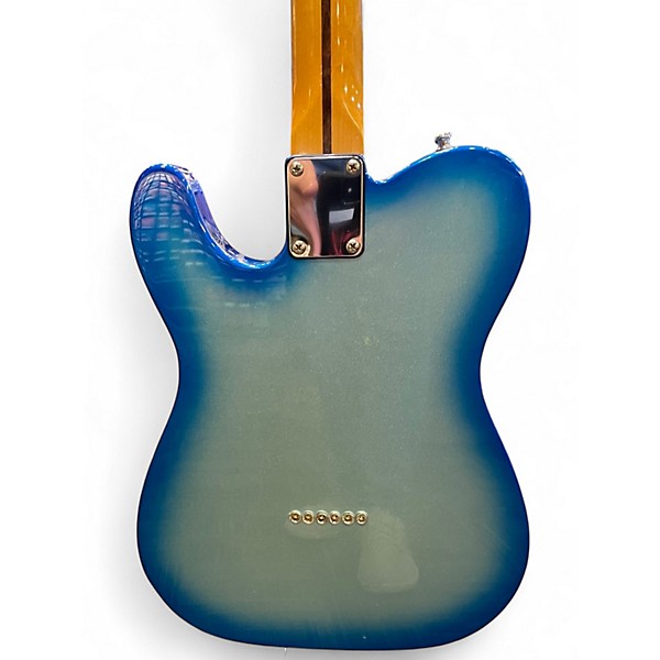 Used Squier THINLINE TELECASTER Blue Burst Hollow Body Electric Guitar