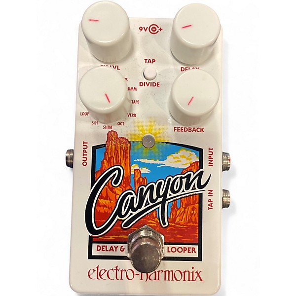 Used Electro-Harmonix Canyon Delay and Looper Effect Pedal