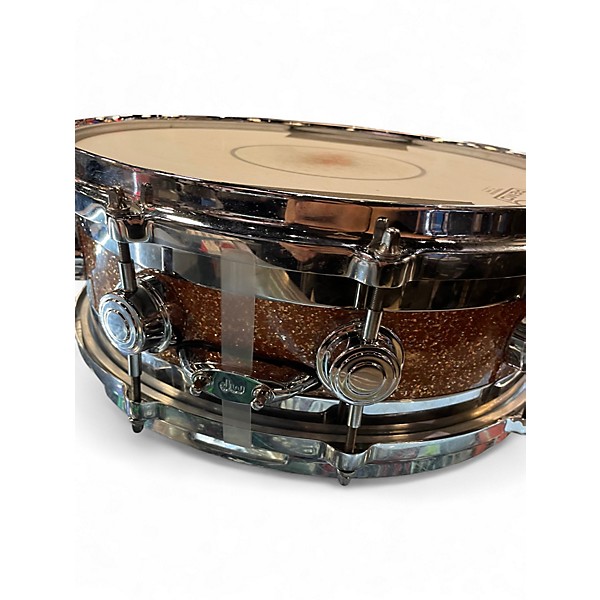 Used DW 5.5X14 Edge Series Snare Champagne Sparkle Drum