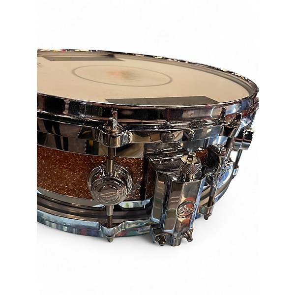 Used DW 5.5X14 Edge Series Snare Champagne Sparkle Drum