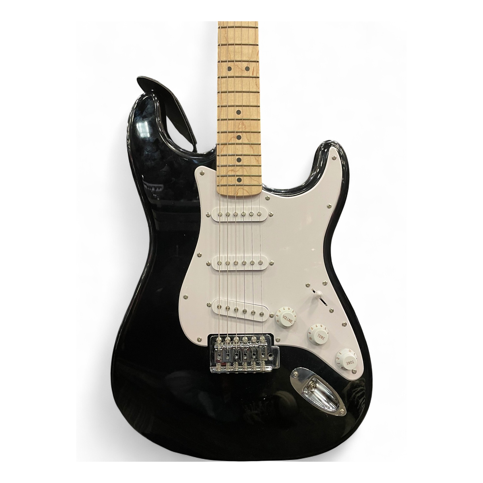 ギター Squier Standard Stratocaster BLK Used Squier Standard Stratocaster Black Solid Body Electric