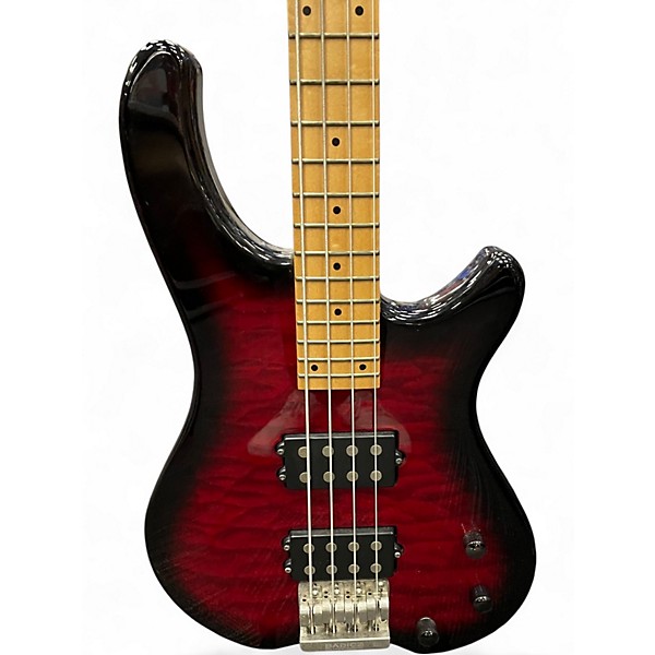 Used Fernandes tremor red Electric Bass Guitar