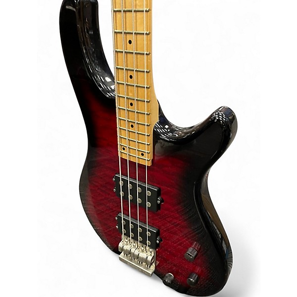 Used Fernandes tremor red Electric Bass Guitar