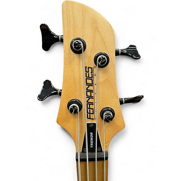 Used Fernandes tremor red Electric Bass Guitar