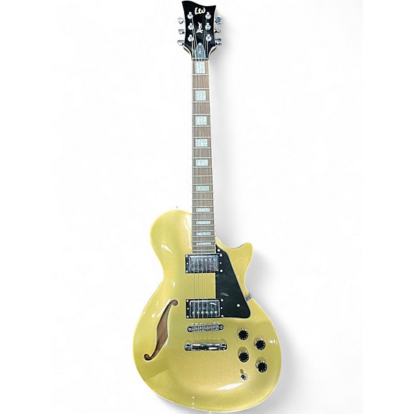 Used ESP LTD PS-1 Gold Hollow Body Electric Guitar