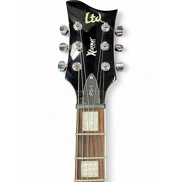 Used ESP LTD PS-1 Gold Hollow Body Electric Guitar