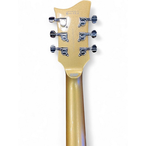 Used ESP LTD PS-1 Gold Hollow Body Electric Guitar
