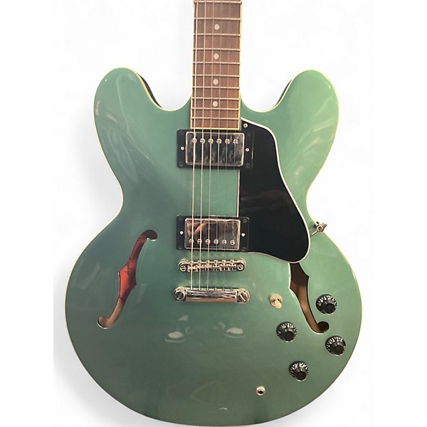 Used Epiphone ES335 INSPIRED BY GIBSON GREEN Hollow Body Electric Guitar