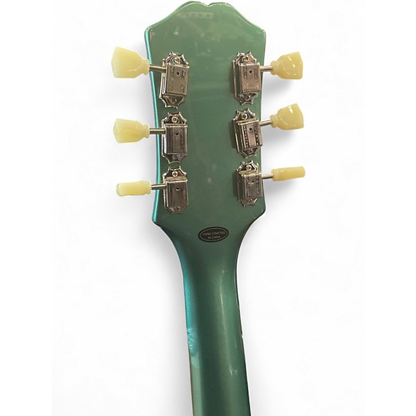 Used Epiphone ES335 INSPIRED BY GIBSON GREEN Hollow Body Electric Guitar