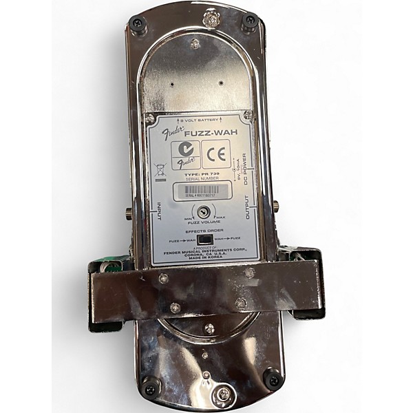 Used Fender Fuzz-Wah Effect Pedal