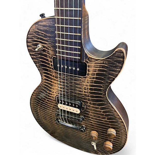 Used 2007 Gibson Les Paul BFG Transparent Ebony Solid Body Electric Guitar