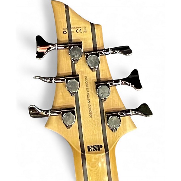 Used ESP LTD B206SM 6 String NATURAL Electric Bass Guitar