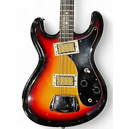 Vintage 1970s Univox HI FLIER PHASE 4 BASS SUNBURST Electric Bass Guitar