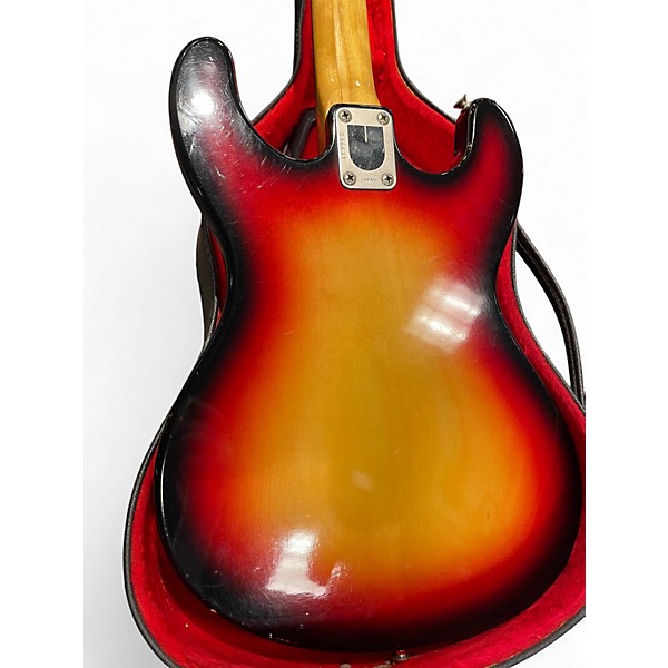 Vintage 1970s Univox HI FLIER PHASE 4 BASS SUNBURST Electric Bass Guitar