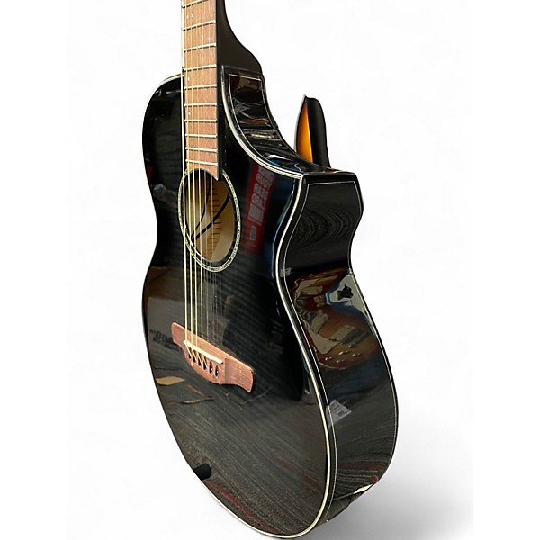 Used Ibanez AEWC400-TKS Charcoal Acoustic Electric Guitar