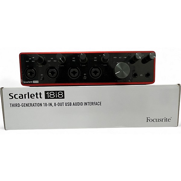 Used Focusrite Scarlett 18i8 Gen 3 Audio Interface