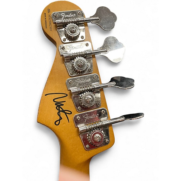 Used Fender Nate Mendel Signature Precision Bass Candy Apple Red Electric Bass Guitar