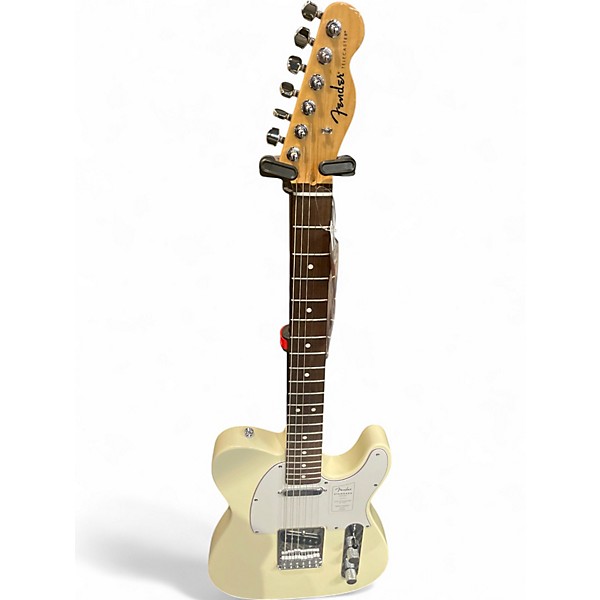 Used Fender Standard SERIES TELECASTER White Solid Body Electric Guitar