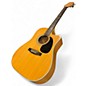 Used Takamine EF350MC Natural Acoustic Electric Guitar