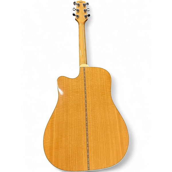 Used Takamine EF350MC Natural Acoustic Electric Guitar