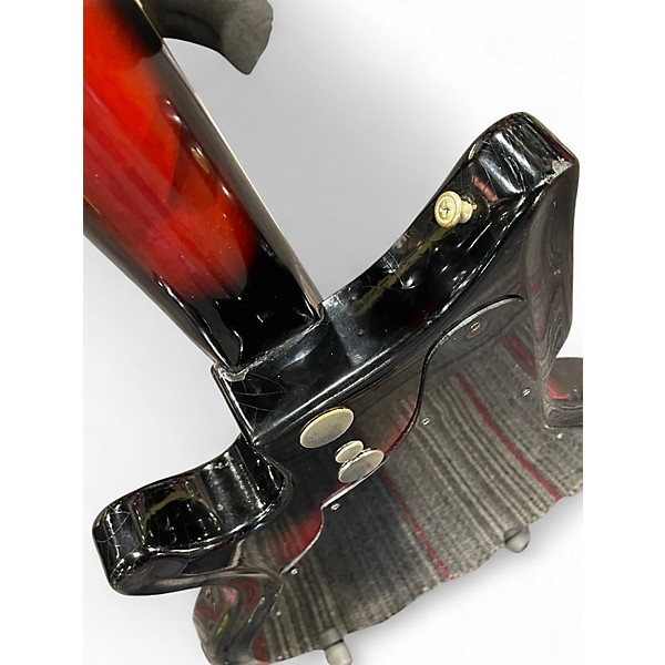 Vintage 1960s National Westwood 75 redburst Solid Body Electric Guitar