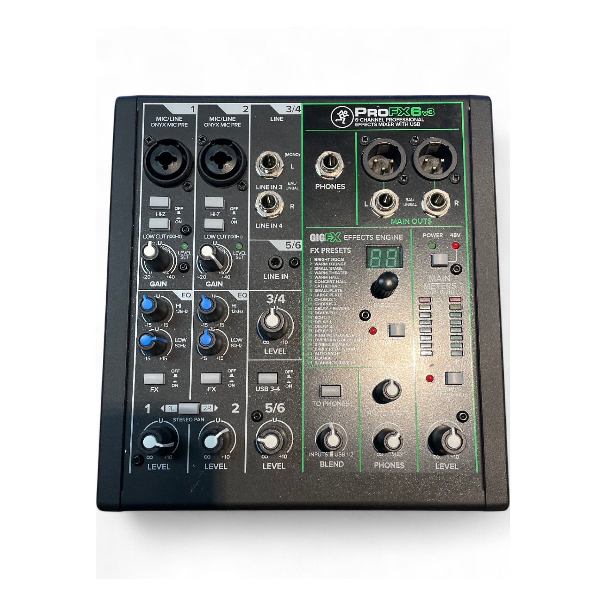 【月末迄】【超美品】MackieProFX6v3 6チャンネルミキサー【未使用】 超美品】MackieProFX6v3 6チャンネルミキサー【未使用】 - メルカリ