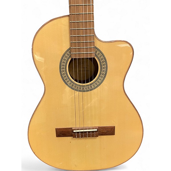 Used Lucero LC150SCE Natural Classical Acoustic Electric Guitar