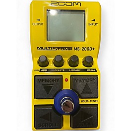 Used Zoom MS200D+ MULTISTOMP Effect Pedal