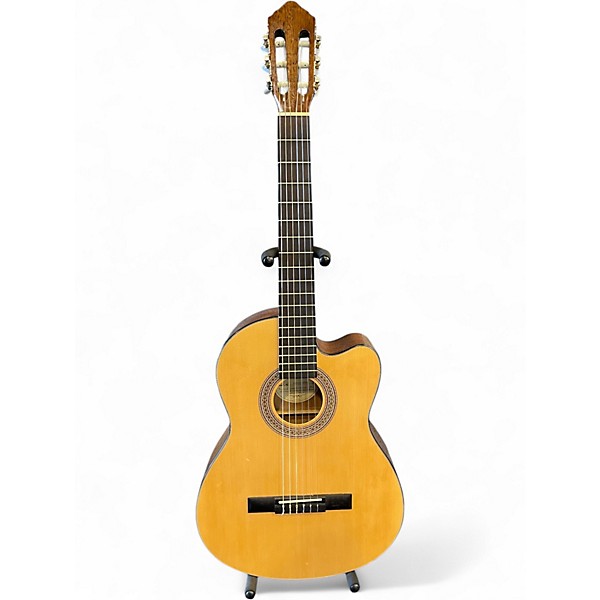Used Lucero LC100CE Natural Classical Acoustic Electric Guitar