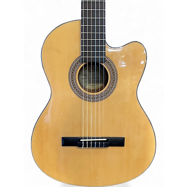Used Lucero LC100CE Natural Classical Acoustic Electric Guitar