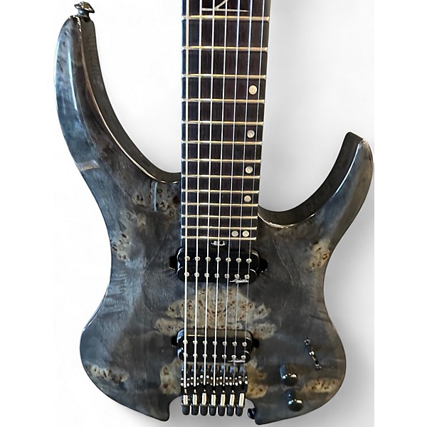 Used Legator Ghost Overdrive 7 BLACK BURL Solid Body Electric Guitar