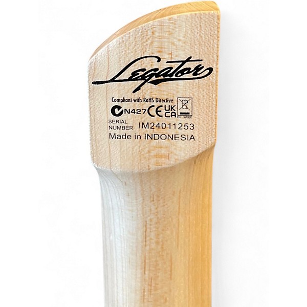 Used Legator Ghost Overdrive 7 BLACK BURL Solid Body Electric Guitar