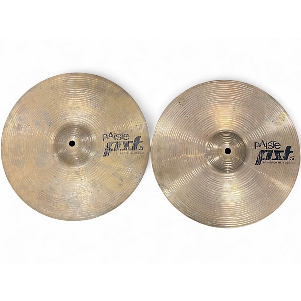 Used Paiste 14in PST5 Hi Hat Pair Cymbal